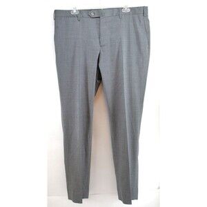 PT Torino Slim Fit Leg Pants Gray Men EU54 US 38 Trousers‎ Techno Washable Wool